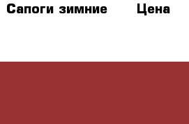 Сапоги зимние!!! › Цена ­ 1 900 - Башкортостан респ., Салават г. Одежда, обувь и аксессуары » Женская одежда и обувь   . Башкортостан респ.